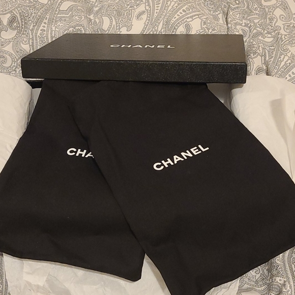 CHANEL authentic suede calfskin pumps, black, size 36 - Picture 3 of 9